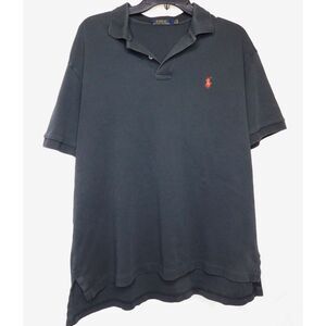 Polo Ralph Lauren Black Shirt Sz. Lg Peru Made Golf Normcore Casual